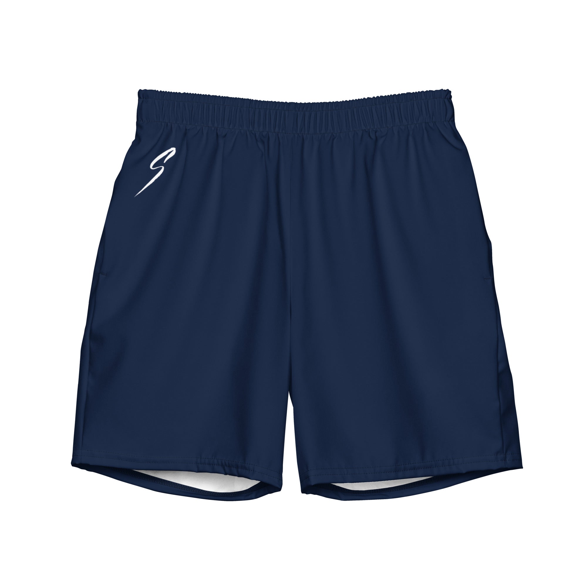 Navy Swim Trunks