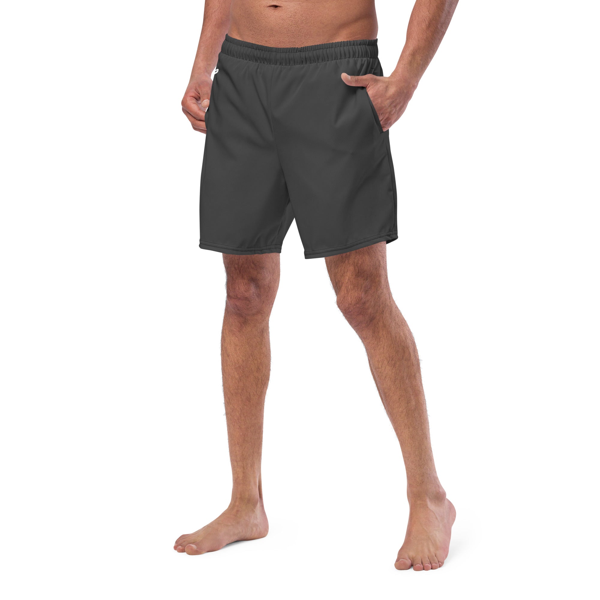 Gray Swim Trunks